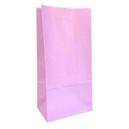 Bolsa con base lisa lila 10u