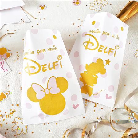 Bolsita sobre Pers. Minnie Oro