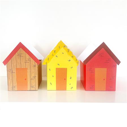 Bowl casitas Los tres Chanchitos 3u