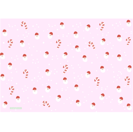 Individuales Navidad rosa (Noel) 8u