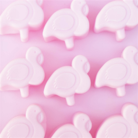 Molde silicona mini flamencos