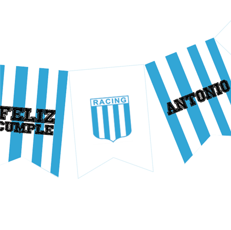 Banderín Racing Pers.