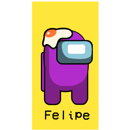 Stickers rectangulares Among us Pers.12u