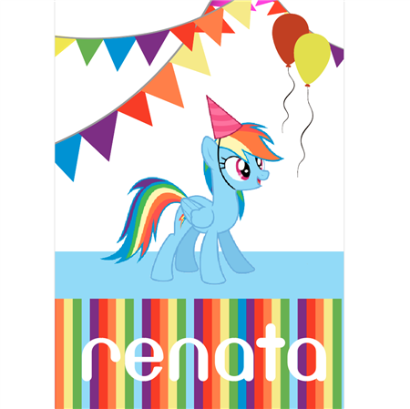 Afiche Pers. Little Pony
