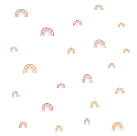 Vinilos de pared Nordic Rainbow (21u)