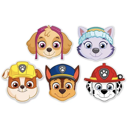 Careta de cartón Paw Patrol 10u