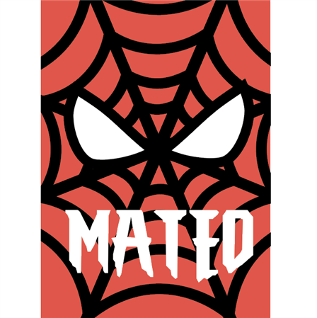 Afiche Pers. Hombre Araña rojo