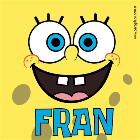 Stickers cuad. Bob Esponja 16u Pers