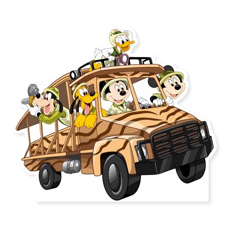 Adorno reversible gde Mickey y amigos exploradores