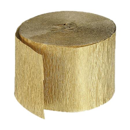 Guirnalda tira crepe Met. Dorada 25m