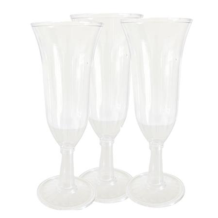 Copas plásticas de champagne
