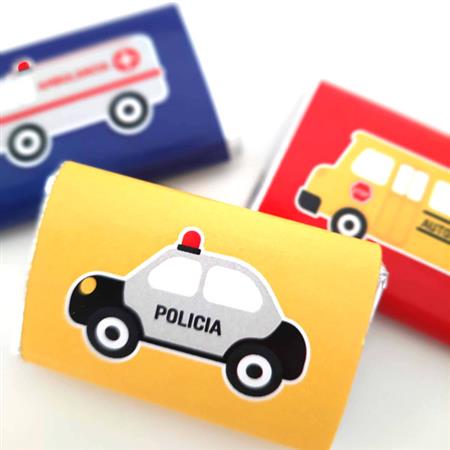 Chocolatines Autitos y transportes a eleccion 20u