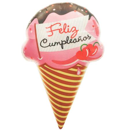 Globo Helado Feliz cumpleaños 90cm