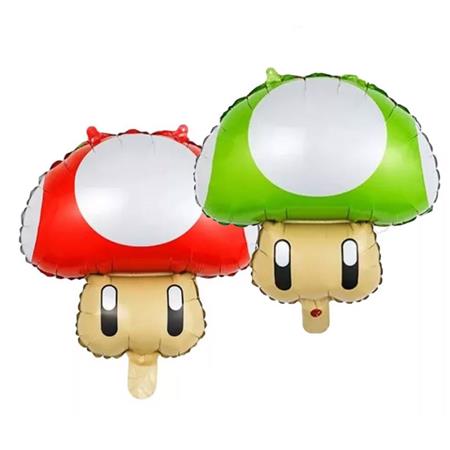 Globo Mario Bros Honguito rev. 40cm