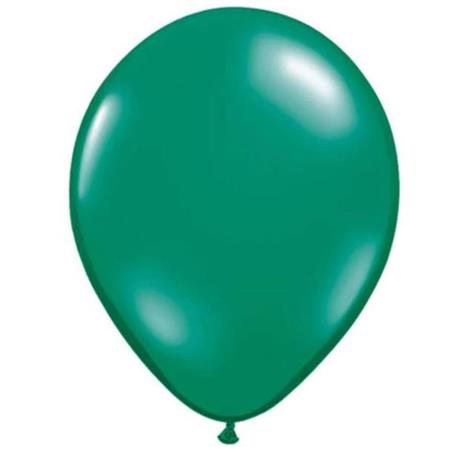 Globos lisos verde forest 10u