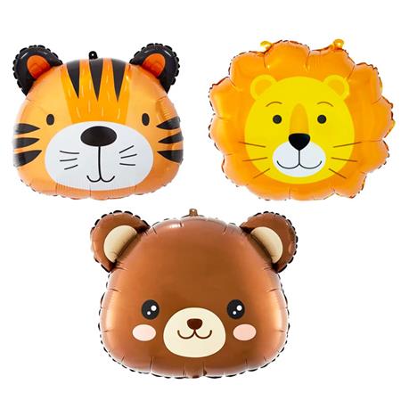 Set de 3 Globos Animalitos Sweet 50cm