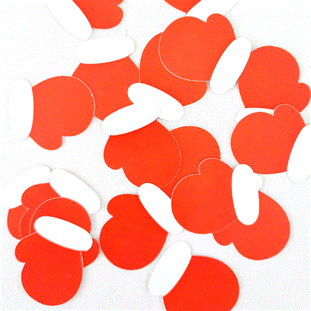 Confetti formitas guantes papa Noel 20u