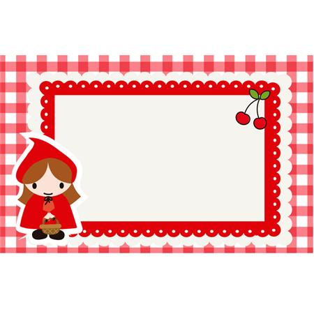 Identificador Caperucita Roja 12u