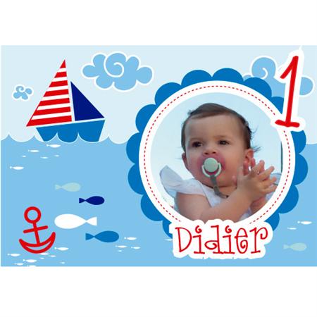 Iman con foto Barcos Mod2. 16u Pers.