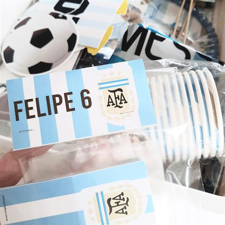 Kit PARTY BOX Futbol Mundial 10 Invitados