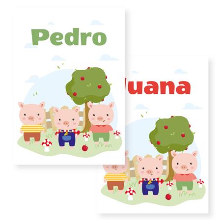 Libretita Los tres chanchitos Pers
