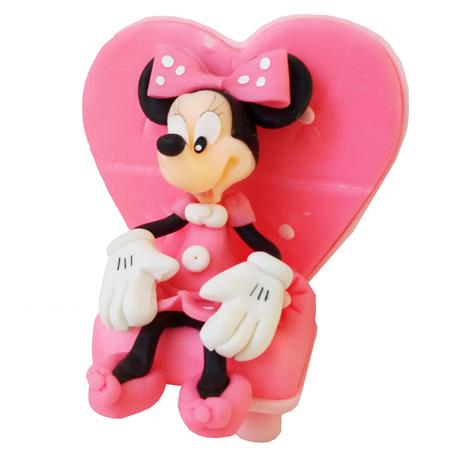 Adorno porcelana Minnie en sillón