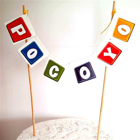 Mini banderín torta Pocoyo