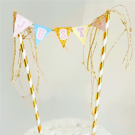 Mini banderin torta Carousel