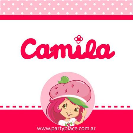 Stickers cuad. Frutillita Modelo 1 16u Pers