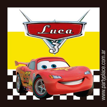 Stickers cuad. Cars 16u Pers