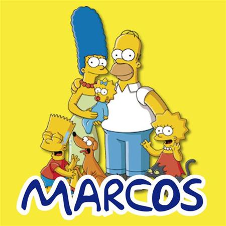 Stickers cuad. Simpsons 16u Pers