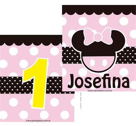 Carpita cartel Minnie Bebé 2u Pers