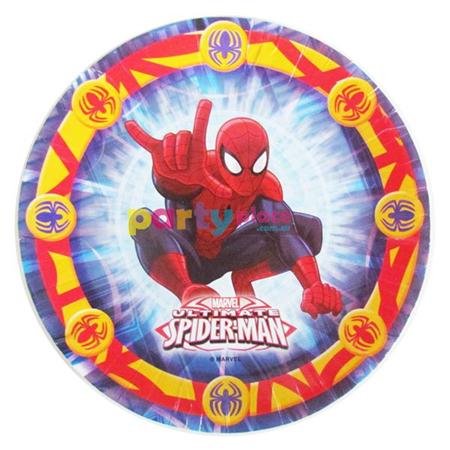 Platos Hombre Araña 10u