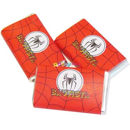 Chocolatines Hombre Araña 20u Pers