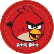 Platos Angry Birds grandes 8u