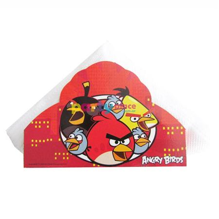 Servilletero con serv. Angry Birds