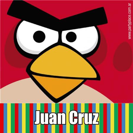 Tarjetitas Angry Birds 20u Pers