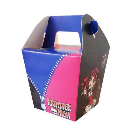Cajita cuadrada chica con manijas Monster High