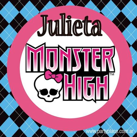 Stickers cuad. Monster High 16u Pers