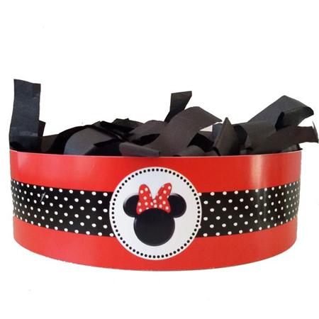 Base de telgopor Minnie roja