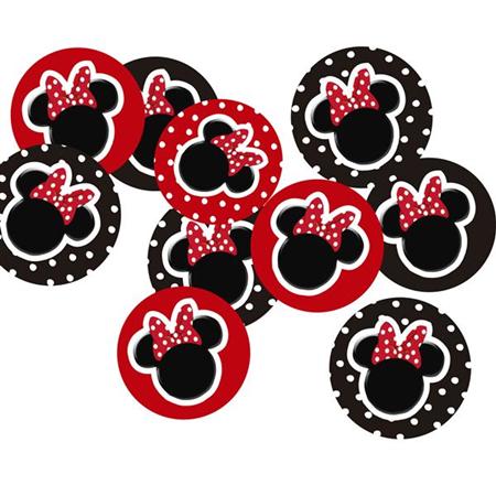 Confetti Minnie roja 24u