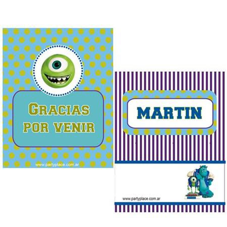 Carpita cartel Monsters University 2u Pers