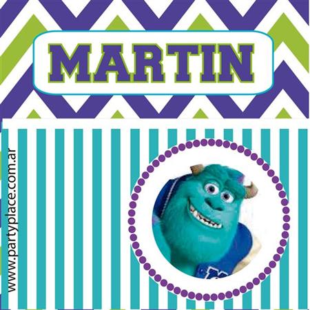 Tarjetitas Monsters University 20u Pers