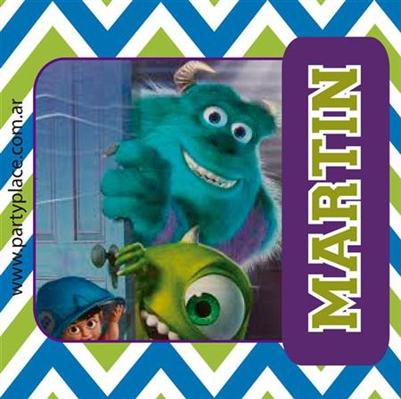 Stickers cuad. Monsters University 16u Pers