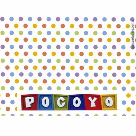 Individuales Pocoyó 8u