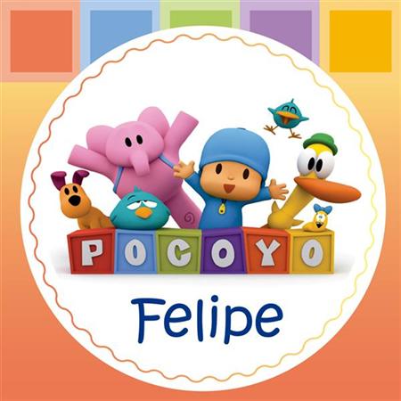 Tarjetitas Pocoyó 20u Pers