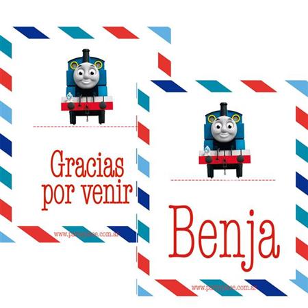Carpita cartel Tren Thomas 2u Pers