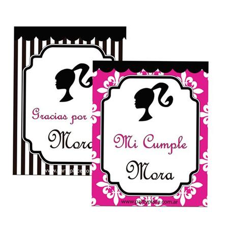 Carpita cartel Barbie Glamour 2u Pers