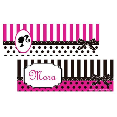 Carpitas cierra bolsa Barbie Glamour 8u