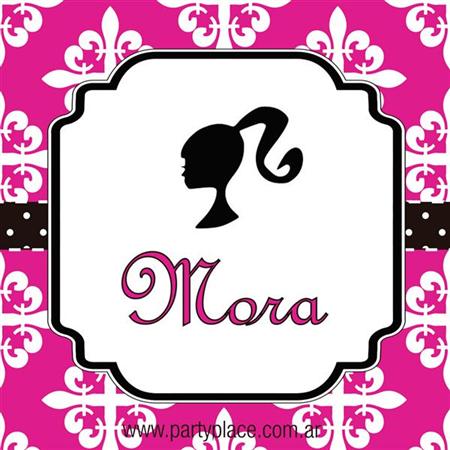 Stickers cuad. Barbie Glamour 16u Per